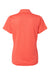 Paragon 104 Womens Saratoga Performance Mini Mesh Short Sleeve Polo Shirt Melon Flat Back