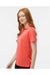 Paragon 104 Womens Saratoga Performance Mini Mesh Short Sleeve Polo Shirt Melon Model Side