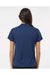 Paragon 104 Womens Saratoga Performance Mini Mesh Short Sleeve Polo Shirt Navy Blue Model Back