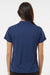 Paragon 104 Womens Saratoga Performance Moisture Wicking Mini Mesh Short Sleeve Polo Shirt Navy Blue Model Back
