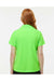 Paragon 104 Womens Saratoga Performance Mini Mesh Short Sleeve Polo Shirt Neon Lime Green Model Back