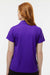 Paragon 104 Womens Saratoga Performance Moisture Wicking Mini Mesh Short Sleeve Polo Shirt Purple Model Back