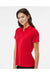 Paragon 104 Womens Saratoga Performance Mini Mesh Short Sleeve Polo Shirt Red Model Side