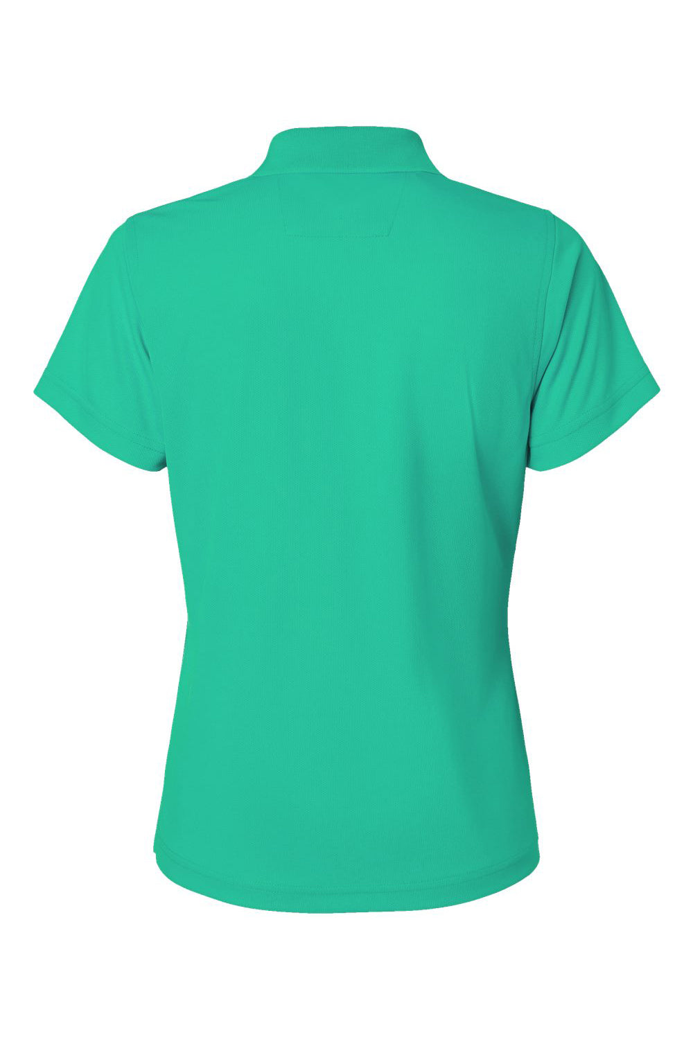 Paragon 104 Womens Saratoga Performance Moisture Wicking Mini Mesh Short Sleeve Polo Shirt Seagreen Flat Back