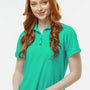 Paragon Womens Saratoga Performance Moisture Wicking Mini Mesh Short Sleeve Polo Shirt - Seagreen