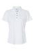 Paragon 104 Womens Saratoga Performance Mini Mesh Short Sleeve Polo Shirt White Flat Front