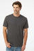 Kastlfel 2010 Mens Recycled Soft Short Sleeve Crewneck T-Shirt Carbon Grey Model Front