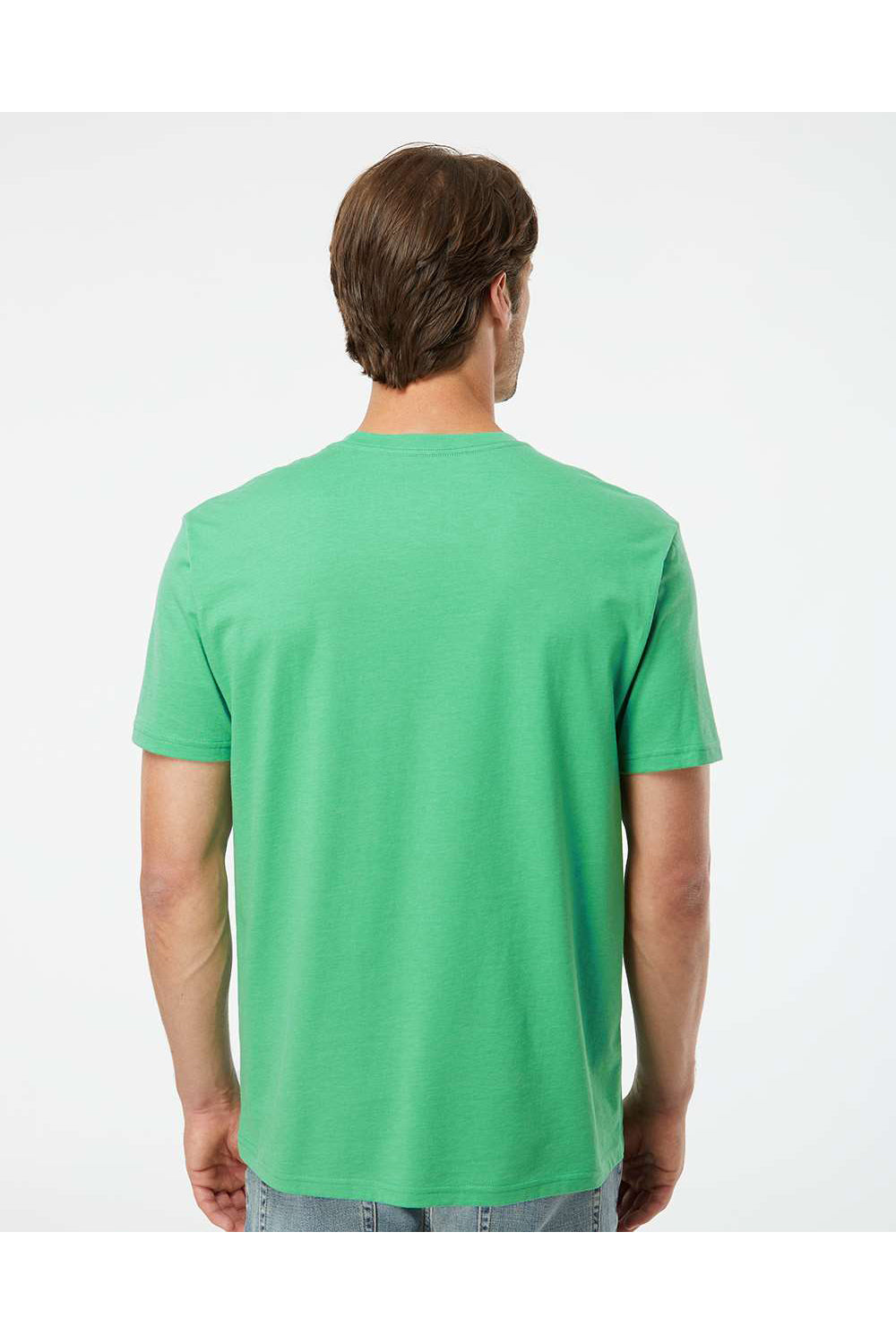 Kastlfel 2010 Mens RecycledSoft Short Sleve Crewneck T-Shirt Green Model Back