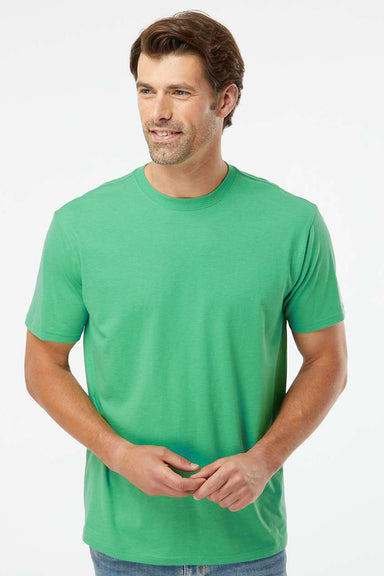 Kastlfel 2010 Mens Recycled Soft Short Sleeve Crewneck T-Shirt Green Model Front