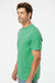Kastlfel 2010 Mens Recycled Soft Short Sleeve Crewneck T-Shirt Green Model Side