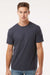 Kastlfel 2010 Mens Recycled Soft Short Sleeve Crewneck T-Shirt Midnight Blue Model Front