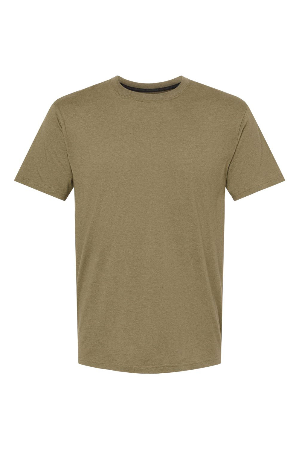 Kastlfel 2010 Mens Recycled Soft Short Sleeve Crewneck T-Shirt Moss Green Flat Front