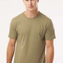 Kastlfel Mens Recycled Soft Short Sleeve Crewneck T-Shirt - Moss Green