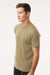 Kastlfel 2010 Mens Recycled Soft Short Sleeve Crewneck T-Shirt Moss Green Model Side