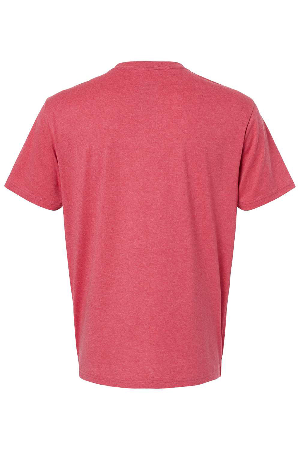 Kastlfel 2010 Mens Recycled Soft Short Sleeve Crewneck T-Shirt Red Flat Back