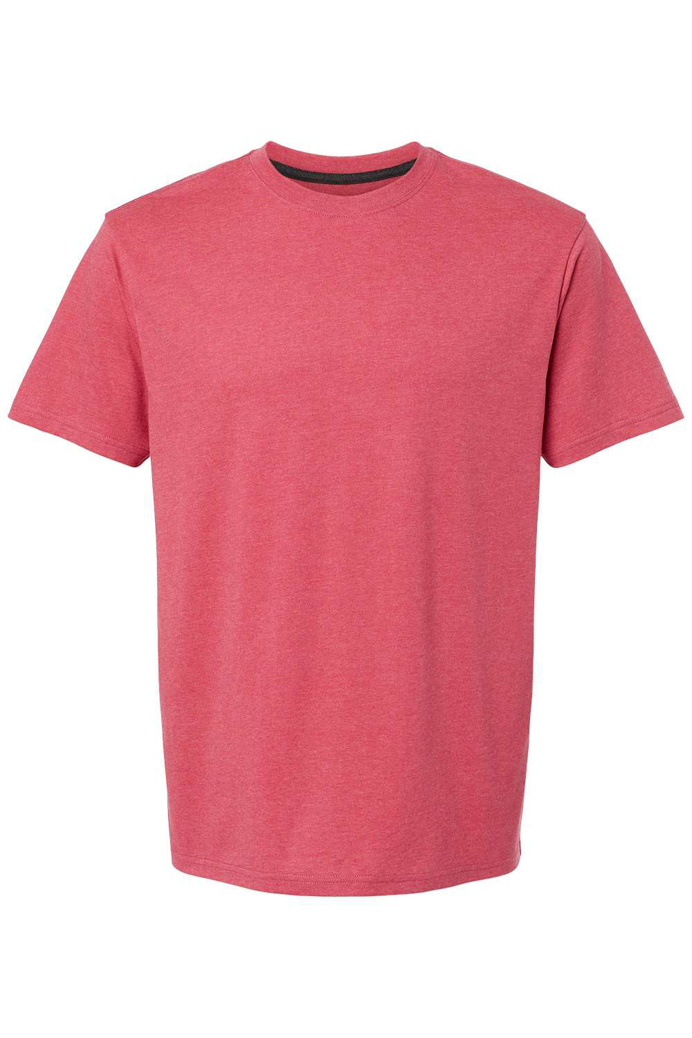 Kastlfel 2010 Mens Recycled Soft Short Sleeve Crewneck T-Shirt Red Flat Front