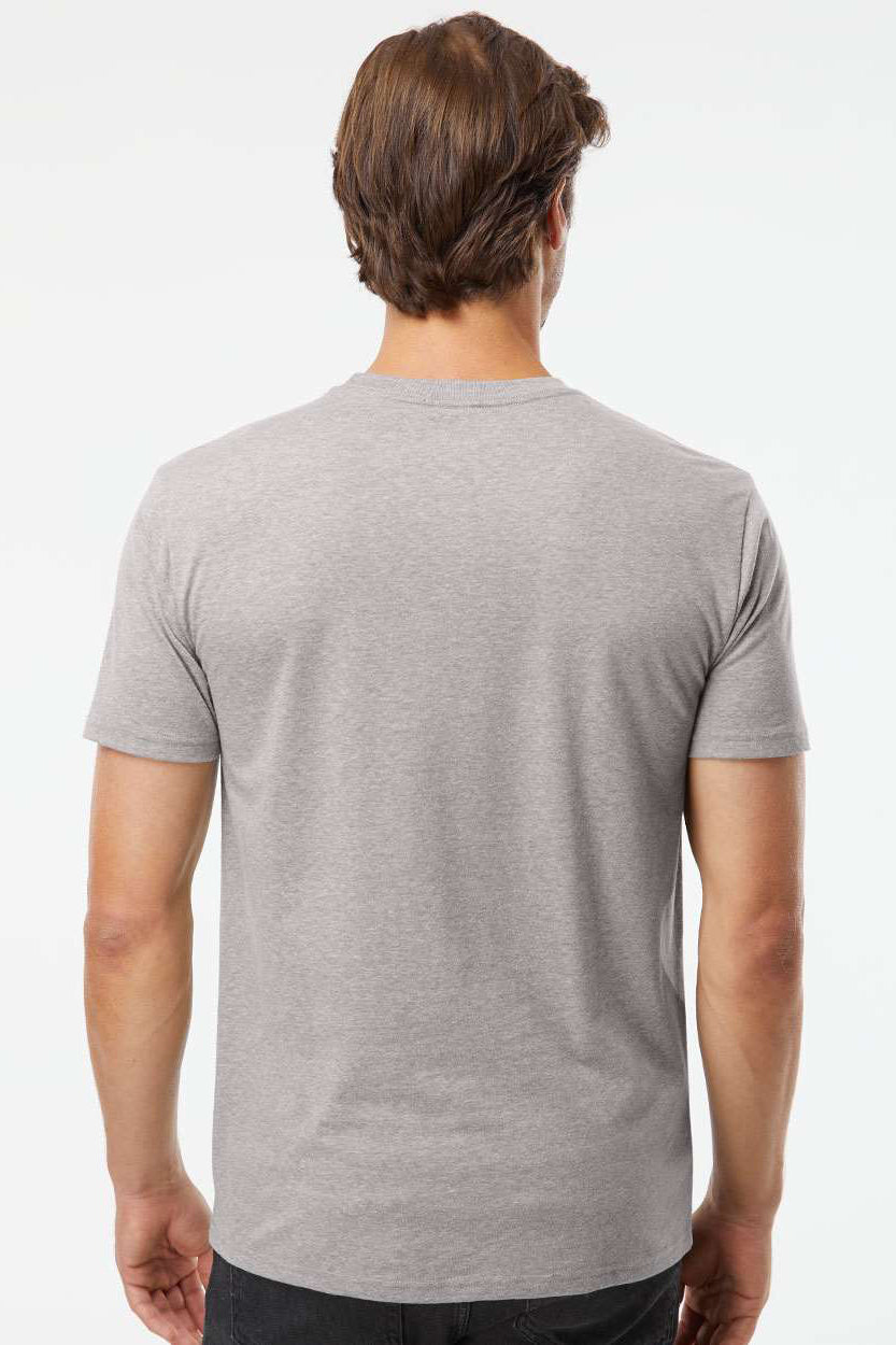Kastlfel 2010 Mens Recycled Soft Short Sleeve Crewneck T-Shirt Steel Grey Model Back