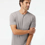 Kastlfel Mens Recycled Soft Short Sleeve Crewneck T-Shirt - Steel Grey - NEW