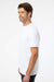 Kastlfel 2010 Mens Recycled Soft Short Sleeve Crewneck T-Shirt White Model Side