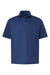 Paragon 108Y Youth Saratoga Performance Moisture Wicking Mini Mesh Short Sleeve Polo Shirt Navy Blue Flat Front