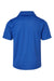 Paragon 108Y Youth Saratoga Performance Moisture Wicking Mini Mesh Short Sleeve Polo Shirt Royal Blue Flat Back