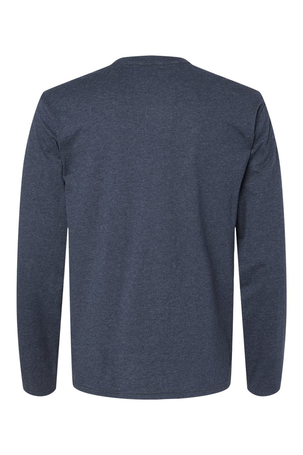 Kastlfel 2016 Mens Recycled Soft Long Sleeve Crewneck T-Shirt Midnight Blue Flat Back