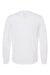 Kastlfel 2016 Mens Recycled Soft Long Sleeve Crewneck T-Shirt White Flat Back