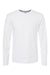 Kastlfel 2016 Mens RecycledSoft Long Sleeve Crewneck T-Shirt White Flat Front