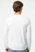 Kastlfel 2016 Mens Recycled Soft Long Sleeve Crewneck T-Shirt White Model Back