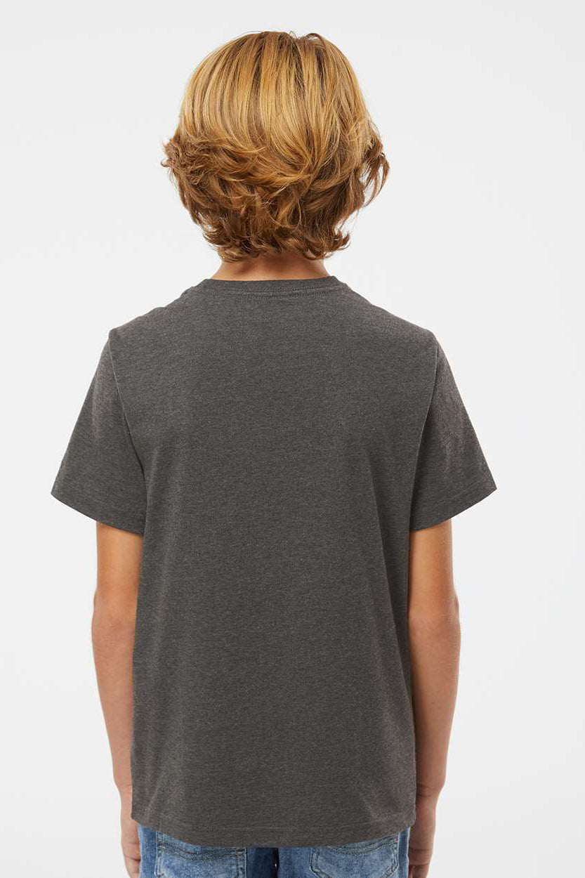 Kastlfel 2015 Youth Recycled Soft Short Sleeve Crewneck T-Shirt Carbon Grey Model Back