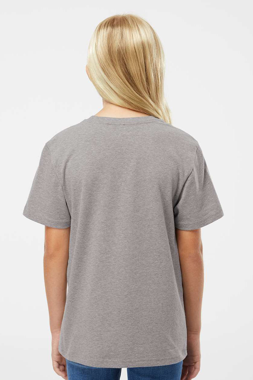 Kastlfel 2015 Youth Recycled Soft Short Sleeve Crewneck T-Shirt Steel Grey Model Back