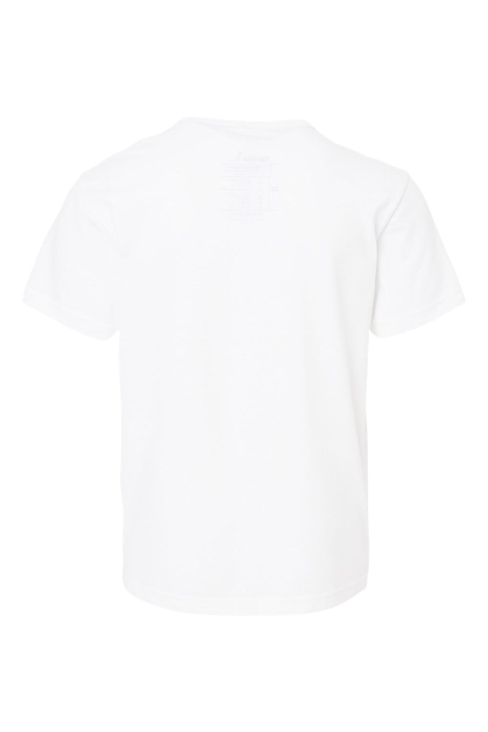 Kastlfel 2015 Youth Recycled Soft Short Sleeve Crewneck T-Shirt White Flat Back
