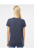 Kastlfel 2021 Womens RecycledSoft Short Sleeve Crewneck T-Shirt Midnight Blue Model Back