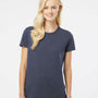 Kastlfel Womens Recycled Soft Short Sleeve Crewneck T-Shirt - Midnight Blue - NEW