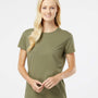 Kastlfel Womens Recycled Soft Short Sleeve Crewneck T-Shirt - Moss Green - NEW