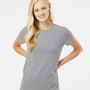 Kastlfel Womens Recycled Soft Short Sleeve Crewneck T-Shirt - Steel Grey - NEW
