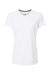 Kastlfel 2021 Womens Recycled Soft Short Sleeve Crewneck T-Shirt White Flat Front