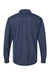 Paragon 110 Mens Prescott Long Sleeve Polo Shirt Navy Blue Flat Back