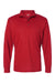 Paragon 110 Mens Prescott Moisture Wicking Long Sleeve Polo Shirt Red Flat Front
