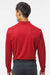 Paragon 110 Mens Prescott Moisture Wicking Long Sleeve Polo Shirt Red Model Back
