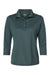 Paragon 120 Womens Lady Palm Moisture Wicking 3/4 Sleeve Polo Shirt Carbon Grey Flat Front