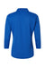Paragon 120 Womens Lady Palm Moisture Wicking 3/4 Sleeve Polo Shirt Royal Blue Flat Back