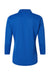 Paragon 120 Womens Lady Palm 3/4 Sleeve Polo Shirt Royal Blue Flat Back