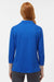 Paragon 120 Womens Lady Palm Moisture Wicking 3/4 Sleeve Polo Shirt Royal Blue Model Back