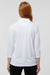 Paragon 120 Womens Lady Palm Moisture Wicking 3/4 Sleeve Polo Shirt White Model Back