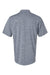 Paragon 130 Mens Dakota Moisture Wicking Short Sleeve Polo Shirt Heather Steel Grey Flat Back