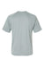 Paragon 200 Mens Islander Performance Moisture Wicking Short Sleeve Crewneck T-Shirt Medium Grey Flat Back