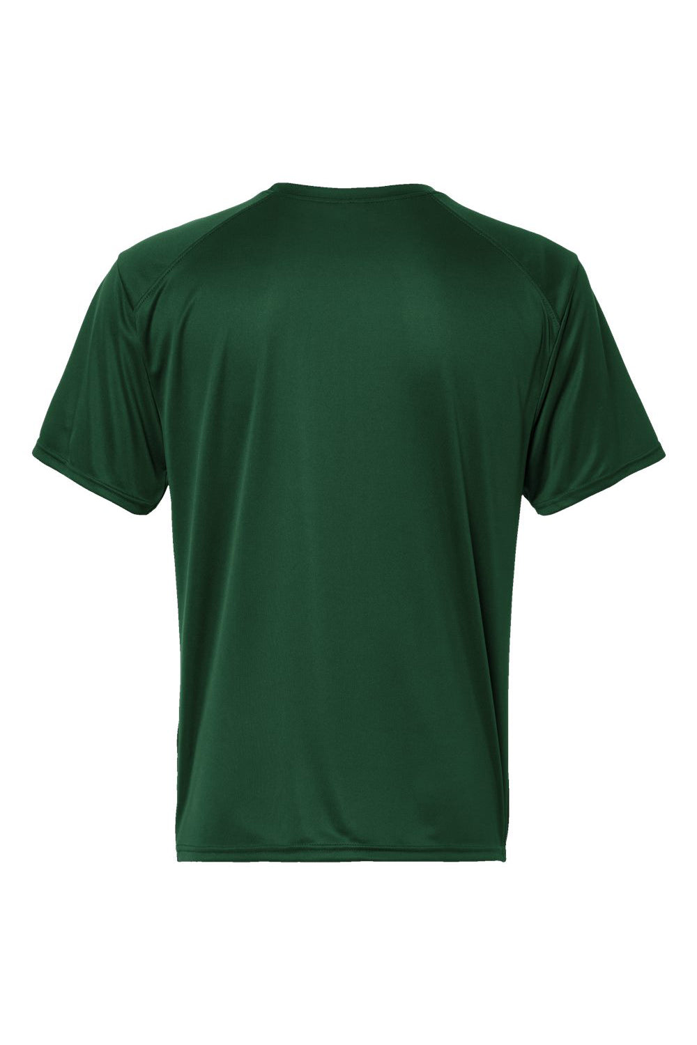 Paragon 200 Mens Islander Performance Moisture Wicking Short Sleeve Crewneck T-Shirt Hunter Green Flat Back