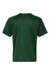 Paragon 200 Mens Islander Performance Moisture Wicking Short Sleeve Crewneck T-Shirt Hunter Green Flat Back