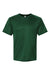 Paragon 200 Mens Islander Performance Moisture Wicking Short Sleeve Crewneck T-Shirt Hunter Green Flat Front